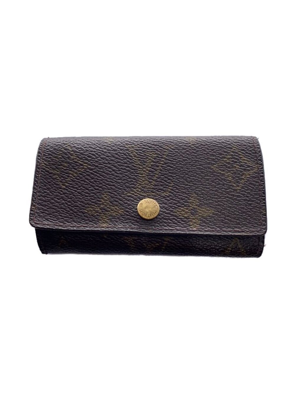 LOUIS VUITTON Multicles Key Case Wallet Leather Brown Monogram